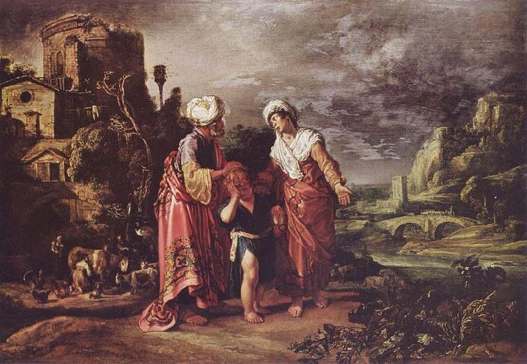 Pieter Lastman Abschied Hagars oil painting picture